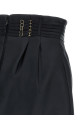 Mini strap skirt Black
