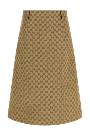 'GG' skirt Beige