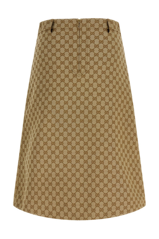 'GG' skirt Beige