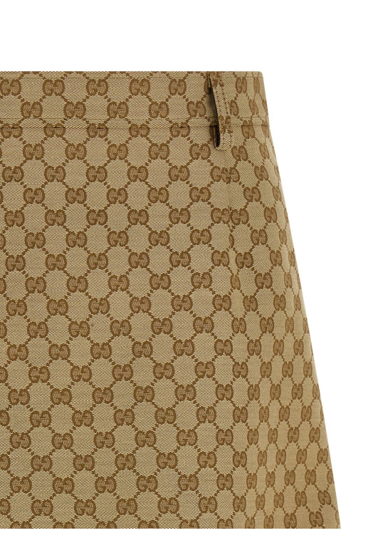 'GG' skirt Beige