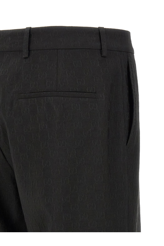 'GG' formal pants Black