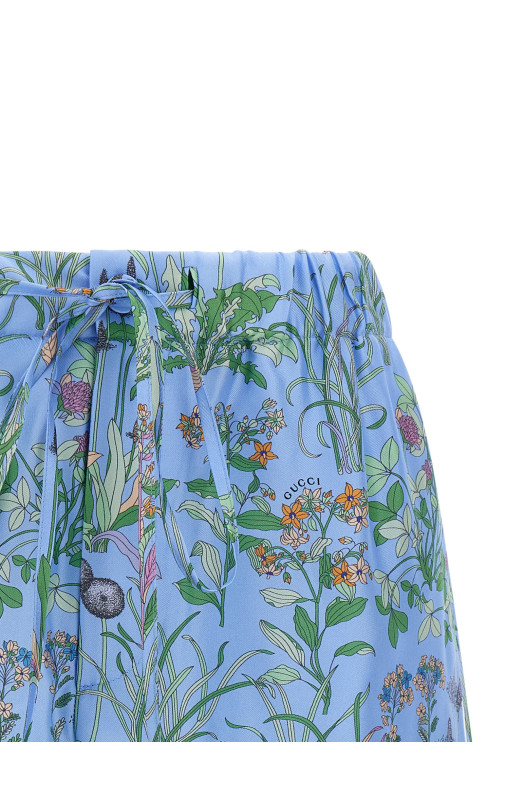 'Gucci Flora' shorts BLUE