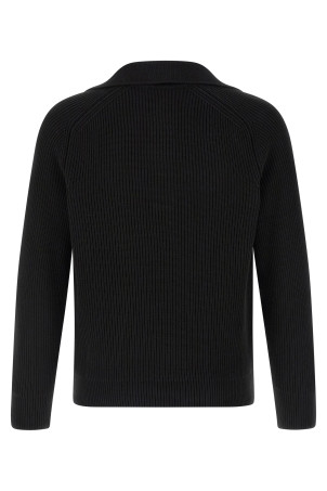 Polo sweater Black
