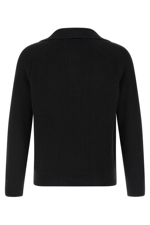 Polo sweater Black