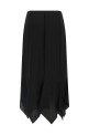 Valentino Garavani crêpe de chine skirt Black