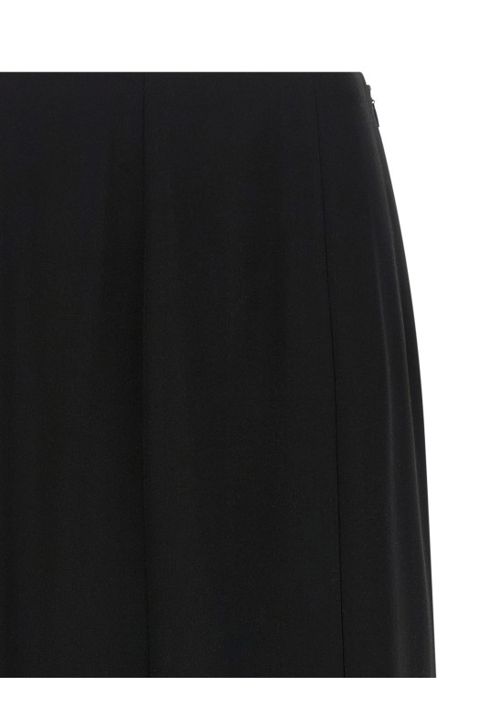 Valentino Garavani crêpe de chine skirt Black