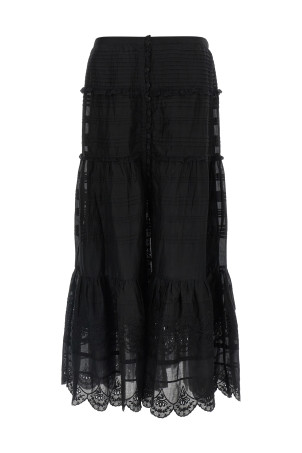 'Paoline' long skirt Black