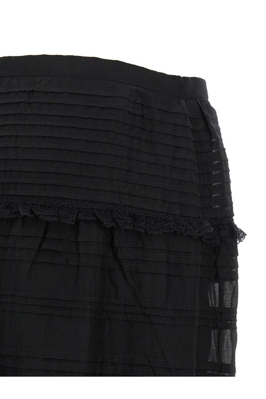 'Paoline' long skirt Black