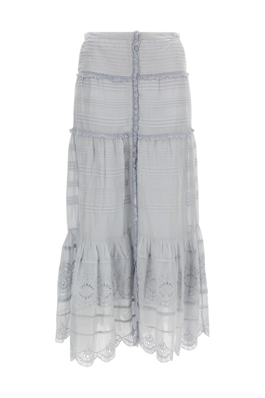 'Paoline' long skirt BLUE