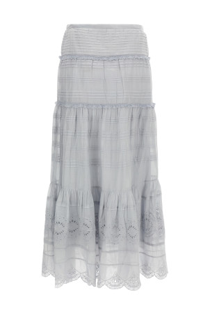'Paoline' long skirt BLUE