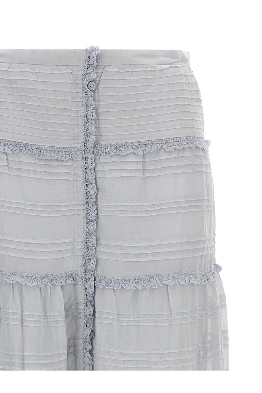 'Paoline' long skirt BLUE