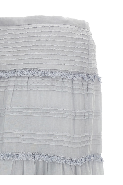 'Paoline' long skirt BLUE