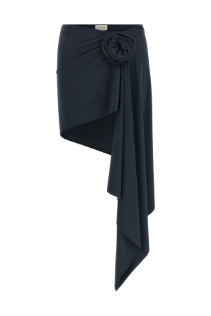 '02' swimsuit skirt Gray