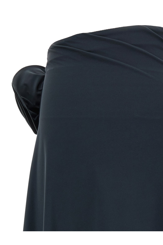 '02' swimsuit skirt Gray