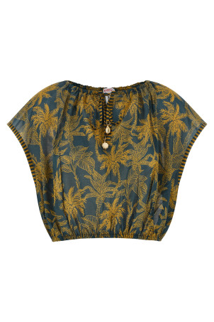 'Crocodile' top Multicolor