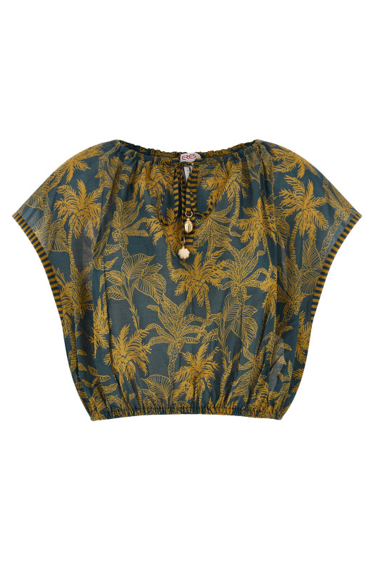 'Crocodile' top Multicolor