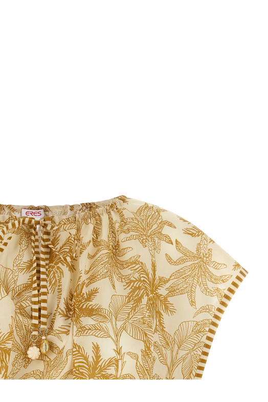 'Crocodile' top Beige