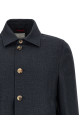 Linen blend jacket Blue