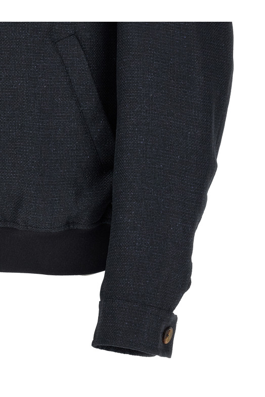 Linen blend jacket Blue