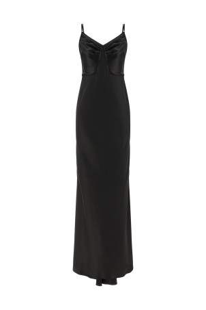 'Red Carpet' satin dress Black