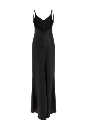 'Red Carpet' satin dress Black