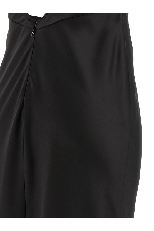 'Red Carpet' satin dress Black