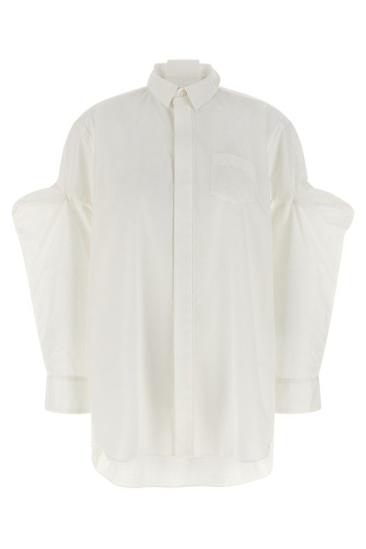 Poplin shirt White