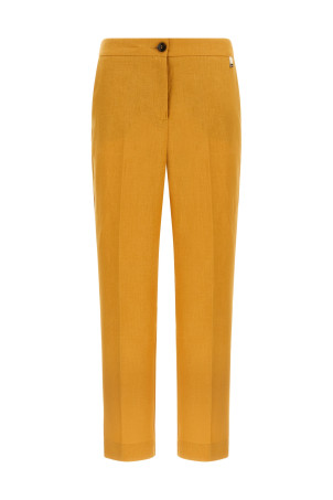 Linen trousers orange