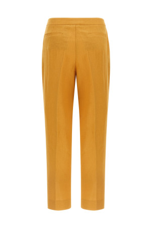 Linen trousers orange