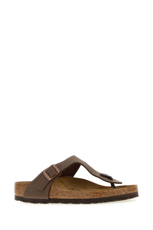 Mud leather Gizeh thong slippers Brown BIRKENSTOCK (043751)