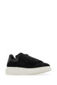 Black leather sneakers with black leather heel Black ALEXANDER MCQUEEN (553680WIAC8)