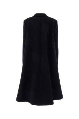 Midnight blue wool blend cape coat BOTTEGA VENETA (751190V3EJ0)