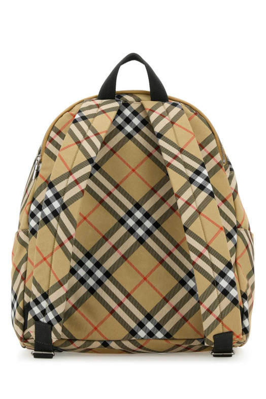 Embroidered fabric Check backpack BURBERRY (8091312)