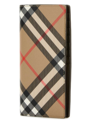 Printed canvas wallet BURBERRY (8091921)