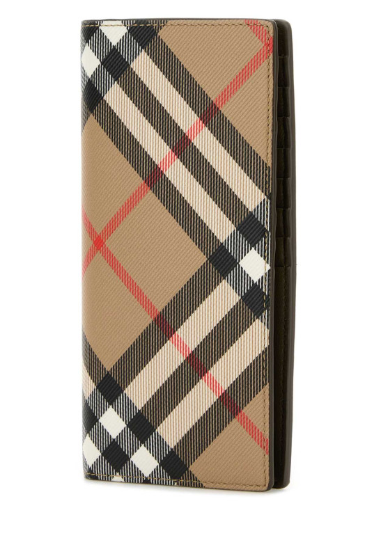 Printed canvas wallet BURBERRY (8091921)