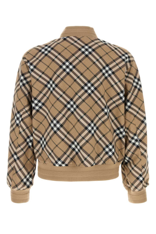Embroidered polyester blend bomber jacket BURBERRY (8092963)