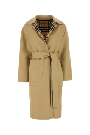 Beige wool reversible coat BURBERRY (8093825)