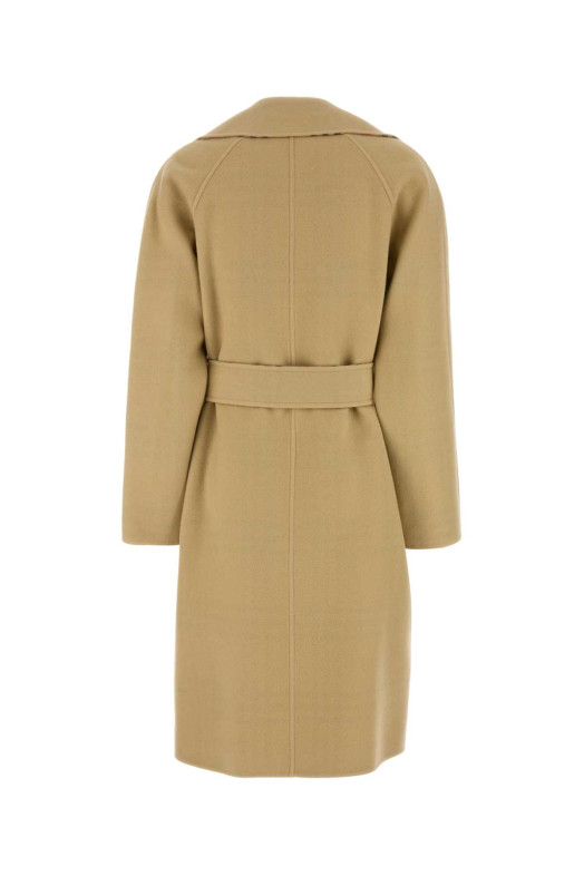Beige wool reversible coat BURBERRY (8093825)