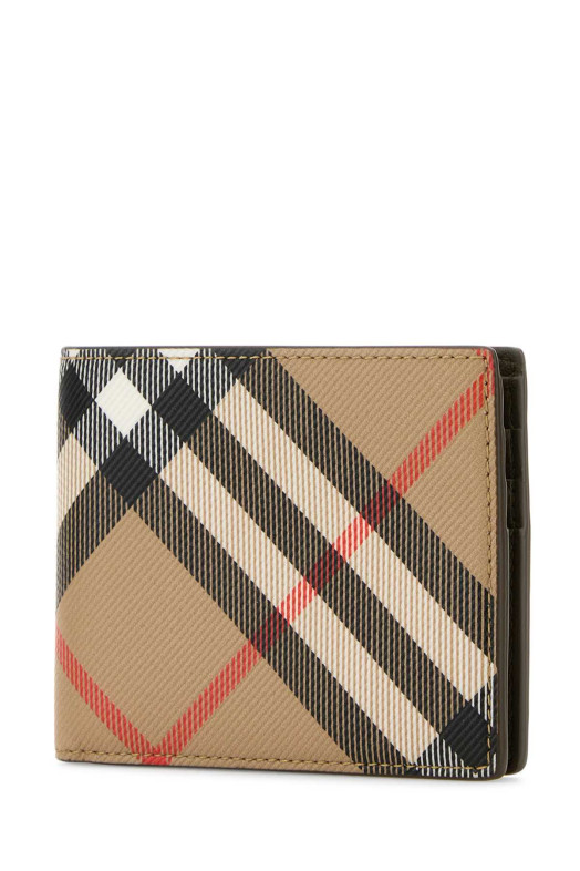 Printed e-canvas wallet BURBERRY (8095693)