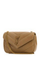 Camel leather mini LouLou crossbody bag SAINT LAURENT (821749AAEAX)
