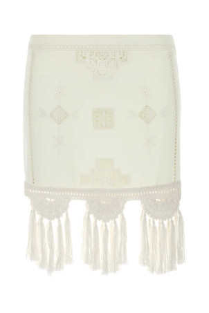 White cotton Sandals mini skirt ISABEL MARANT (JU0325FAC1J12I)