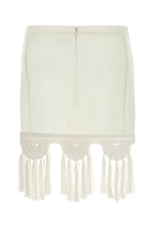 White cotton Sandals mini skirt ISABEL MARANT (JU0325FAC1J12I)