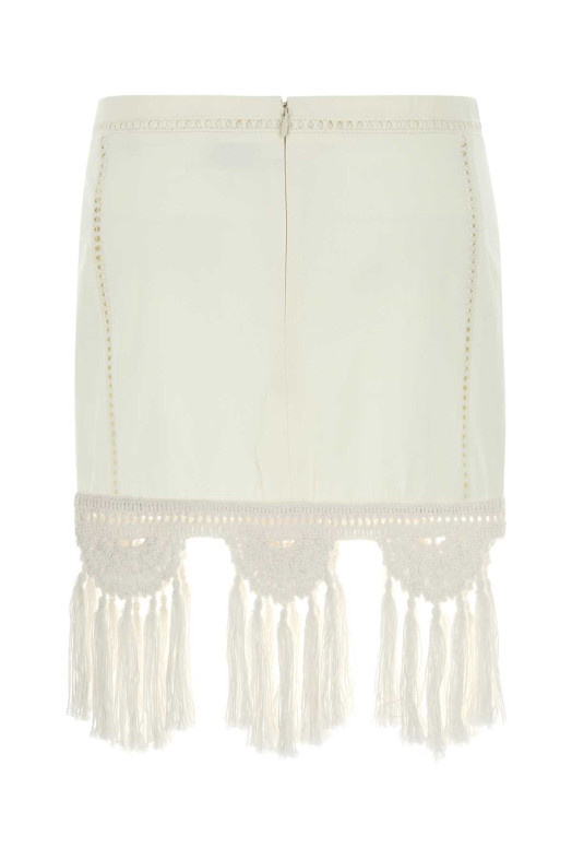 White cotton Sandals mini skirt ISABEL MARANT (JU0325FAC1J12I)
