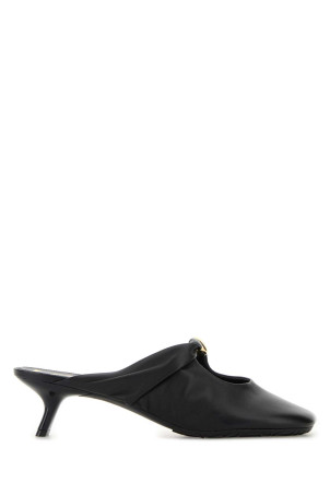 Black nappa leather Pebble mules Black LOEWE (L815379X95)