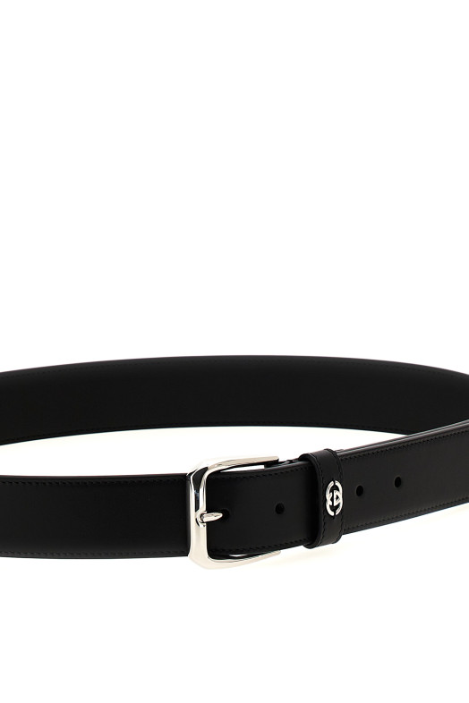 'Incrocio GG' belt Black