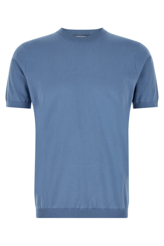 Linen cotton sweater BLUE