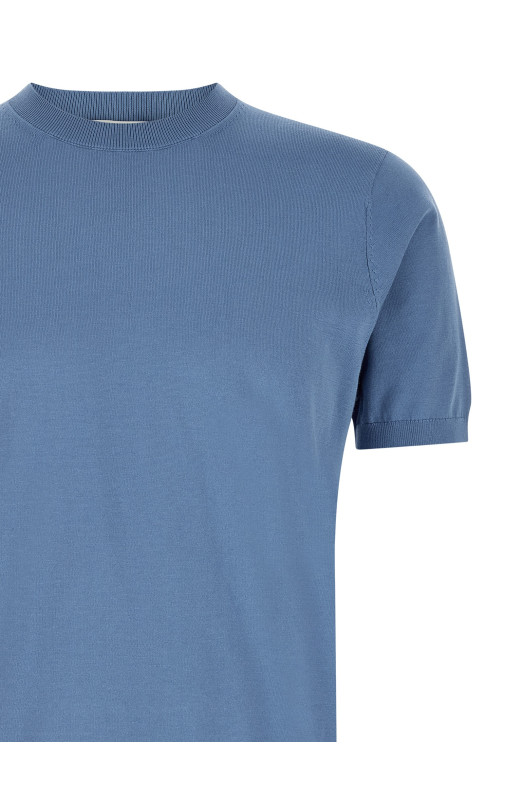 Linen cotton sweater BLUE