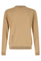 Cotton and silk sweater Beige