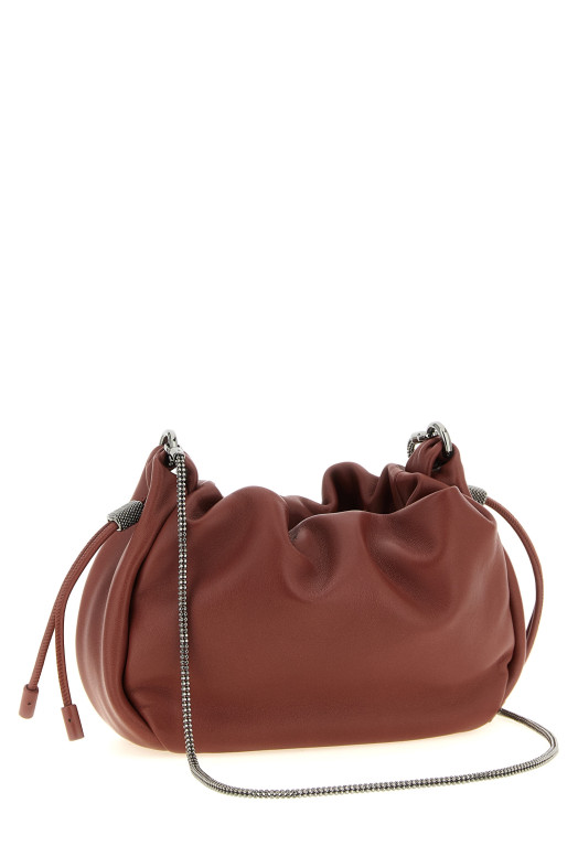 'Bucket Mellow' mini crossbody bag Brown