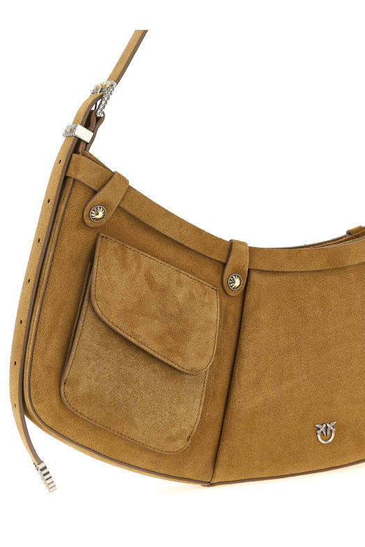 'Pocket Body' large shoulder bag Beige